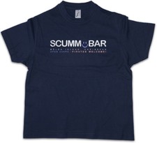 T-shirt SCUMM BAR bambino ragazzo Fuga dal segreto di Monkey Island gioco logo retrò