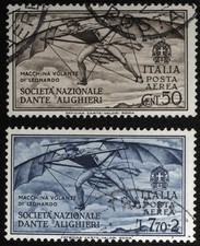 Italy #C28 #C32 Leonardo da