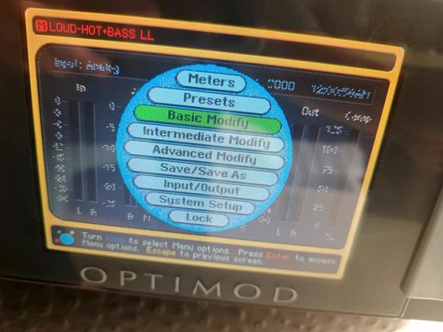 Processore audio orban optimod - processore,