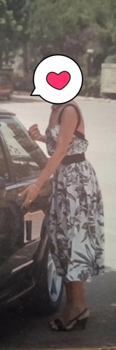 Vestito vintage fantasia con - vestito,