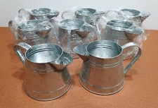 Lotto annaffiatoio latta decorativo per decoupage 8 pezzi