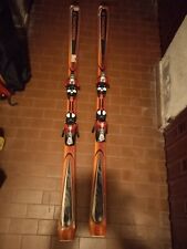 1 PAIO DI SCI 184 cm Rossignol cut 10,5 con attacchi Salomon s9 12 e racchette 