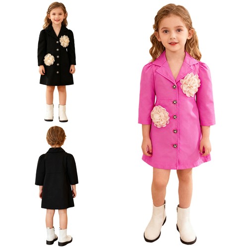 Vestito bavero bambina