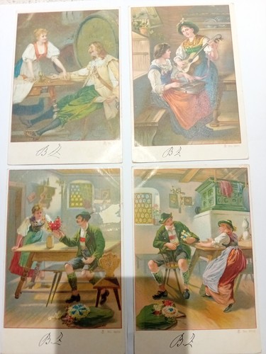 Lotto cartoline illustrate - 11,