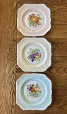 3 piatti insalata vintage