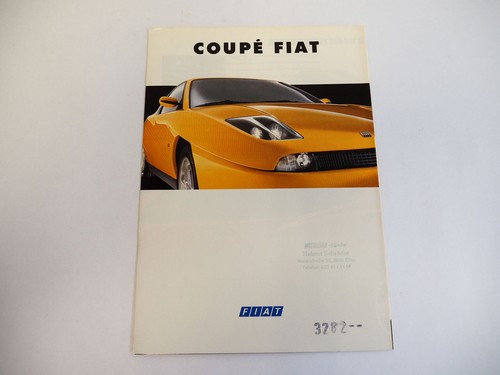 Fiat coupè depliant con - fiat,