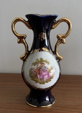 Vaso Limoges Castel France oro