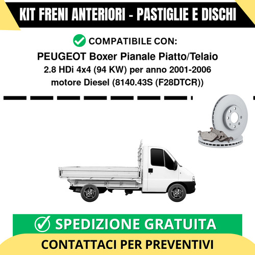 Kit freni anteriori pastiglie - anteriori, (pastiglie