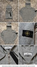 Felpa Stone Island Grigia Zip