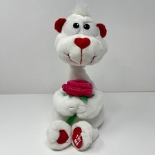 Peluche scimmia bianca animata