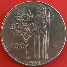 100 LIRE ( 1958 ) • Moneta