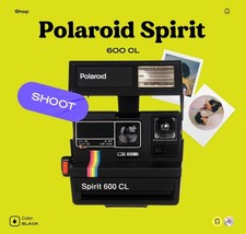 Macchina fotografica vintage Polaroid 600 CL Spirit pellicola istantanea | Polaroid retrò arcobaleno anni 90
