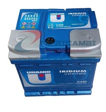 BATTERIA AUTO 50Ah 450A 12V 207x175x190 POS. DX IRIDIUM CHROME URANIO - C450