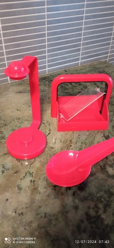 Guzzini vintage rosso porta - vintage,