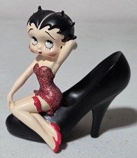 Statuina Betty Boop che esce con scarpa tacco alto 2000 Westland regalo 3"