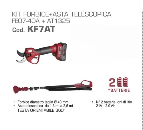 Forbici batteria asta - forbici,