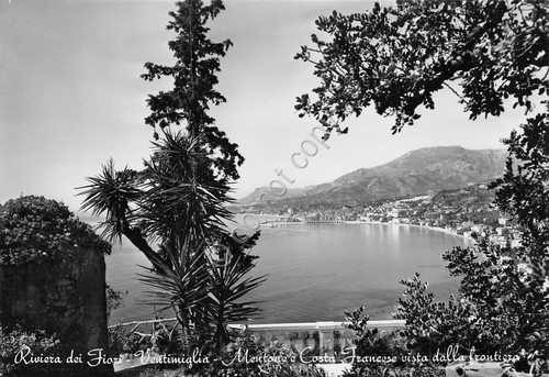 Cartolina ventimiglia mentone - cartolina,