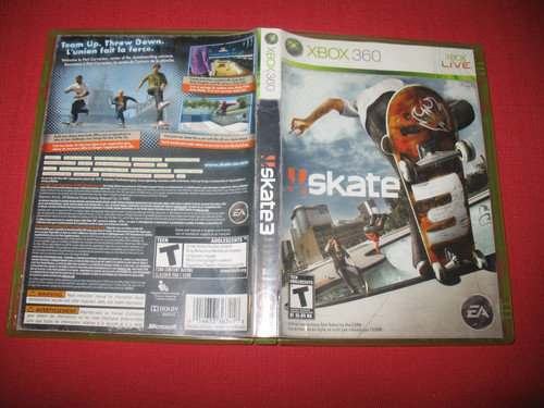 Xbox 360 skate original - xbox, 3