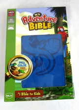 Adventure Bible NKJV Leathersoft Blue Full Color by Lawrence O. Richards