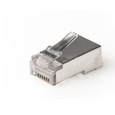 Connettore RJ45 Cat 6 Schermato FTP plug per cavo di Rete ethernet Lan 12pezzi