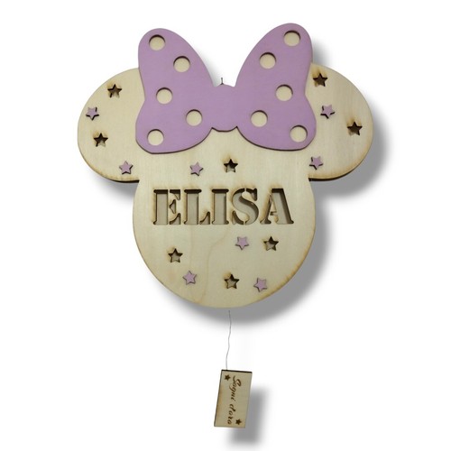 Lampada bimba personalizzata - bimba,