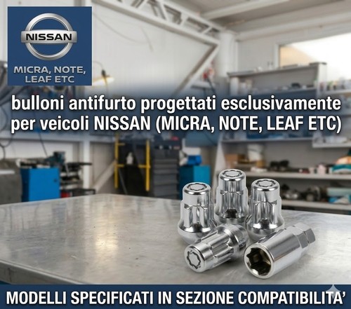 Kit dadi antifurto per - 4,