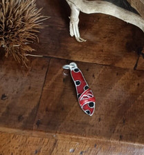 Bigiotteria vintage - CIONDOLO per collana/bracciale - a forma di SCARPA, smalto