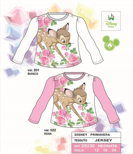 Bambi maglia maglietta - , manica