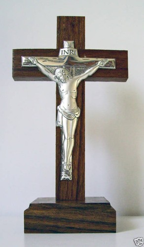 Crocifisso legno con cristo - in,