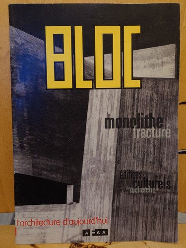 Bloc monolithe fracturé - bloc,