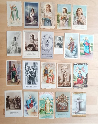 Lotto immaginette sacre - lotto, 38