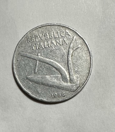 Moneta lire 1956 - 10,