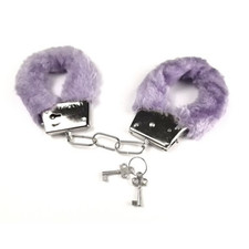 Manette in acciaio con Peluche