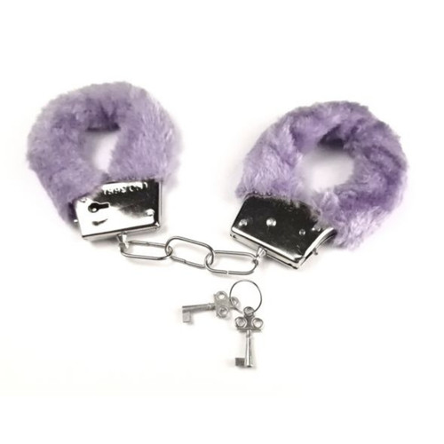 Manette acciaio con peluche - manette,