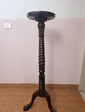 Piedistallo alto in mogano torchère metà secolo