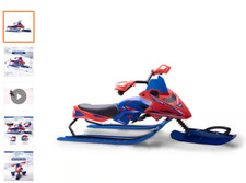 Machrus Frost Rush Snow Bike Slitta Invernale per Bambini con Impugnature Manubrio, Retracta