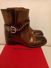 Salvatore Ferragamo stivaletti donna taglia 8 M / EU 38 / US 9