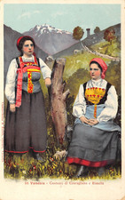 AL7-43B) VALSESIA COSTUME DI CRAVAGLIANA E RIMELLA VERCELLI