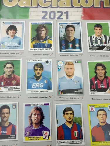 Calciatori panini 2020 2021 - calciatori,
