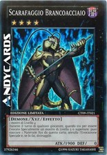 SCARAFAGGIO BRANCOACCIAIO (Steelswarm Roach) Super R • CT09 IT021 • Lim • Yugioh
