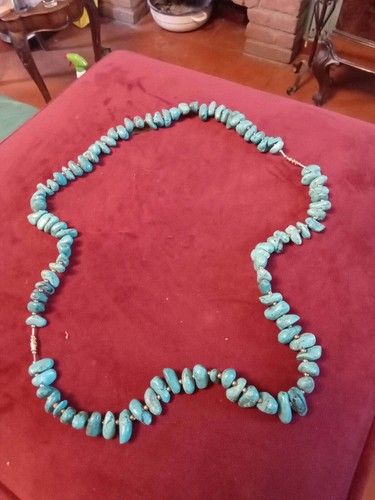 Doppia collana turchese - collana,