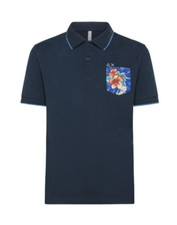 Polo Sun68 uomo print pocket