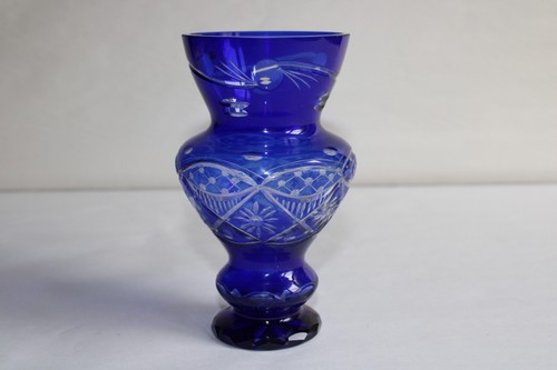 Petit vase cristal taillé - cristal,
