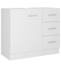 vidaXL Mobile Sottolavabo Bianco 63x30x54 cm in Multistrato - Design Elegante e 