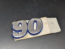 FIAT 90 LOGO SIGLA EMBLEMA FREGIO STEMMA SCRITTA BADGE TARGA TARGHETTA PLACCA