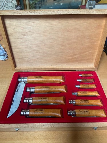 Coffret opinel bois 10 - opinel,