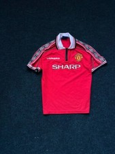Maglia maglia Manchester United MU 1998 - 2000 home vintage Umbro #6 STAM taglia:M