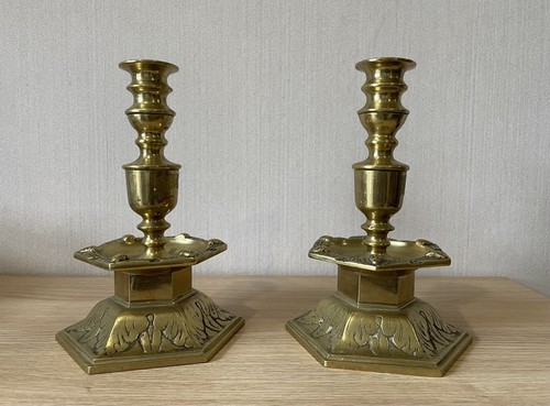 Coppia candelabri ottone - di,
