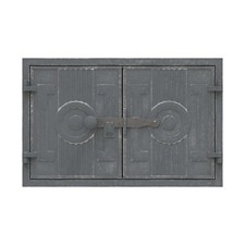 Porta per forno a legna porta forno in ghisa porta forno 43 x 27 cm