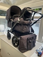 Bugaboo Donkey 3 TWIN/DUO/DOUBLE minerale lavato nero su telaio nero